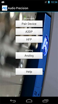 Audio Precision Android app