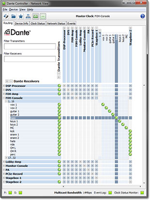 Dante Controller v3.5