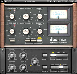 Waves dbx 160 Compressor/Limiter plug-in