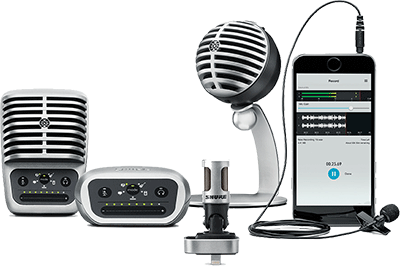 Shure MOTIV microphone line