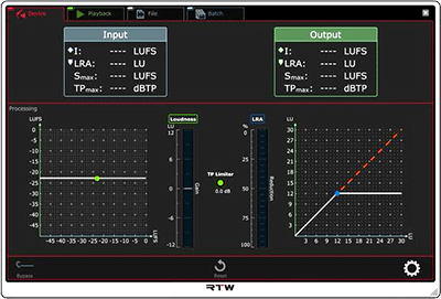 RTW Continuous Loudness Control software