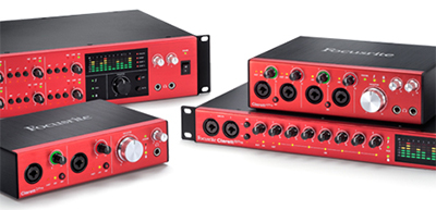 Focusrite Clarett interfaces