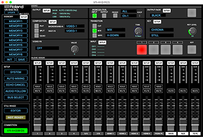 Roland VR-4HD A/V and Streaming Switcher update