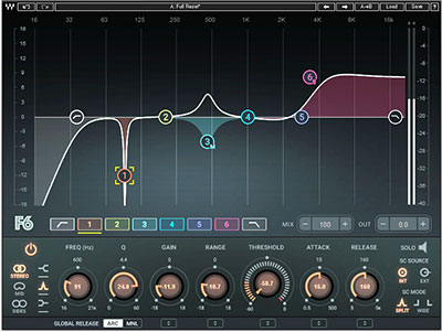 Waves Audio  F6 Floating-Band Dynamic EQ