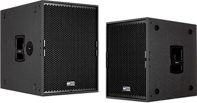 TTS 18-A II and TTS15-A active subwoofers 