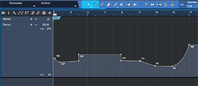 Tempo Track editing