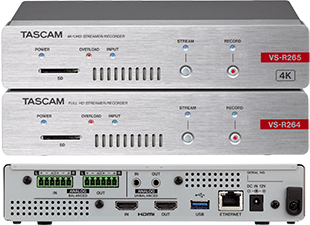 Tascam VS-R264 and VS-R265