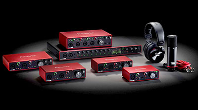 Focusrite Scarlett Solo/2i2/4i4/8i6/18i8/18i20