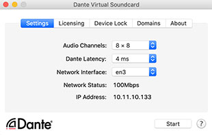 Dante Virtual Soundcard
