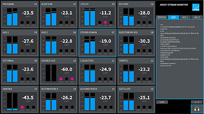 Lawo AES67 Stream Monitor