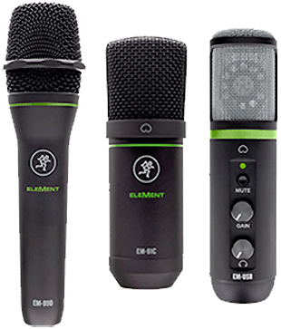 Mackie EM-89D/EM-91C/EM-USB