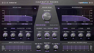 LiquidSonics has announced the Cinematic Rooms