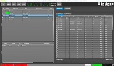d&b En-Snap cue automation