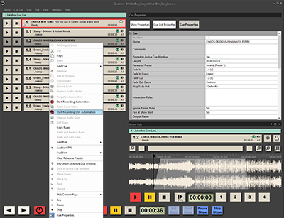 Automation recording on Merging Technologies Ovation 9