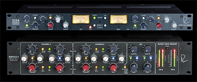 5254 Dual Diode Bridge Compressor and Portico II: Master Buss Processor.