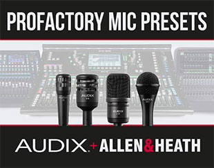 Allen & Heath/Audix ProFactory presets 