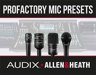 Allen & Heath/Audix ProFactory presets 