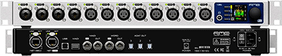 12Mic-D digitally controlled 12-channel microphone preamplifier