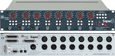 Heritage Audio Súper 8 preamp/ADC