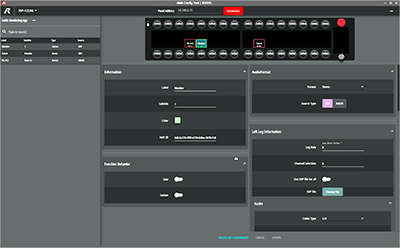 Riedel Audio Monitoring App