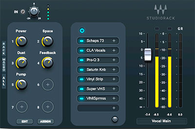 Waves StudioRack plug-in chainer V14