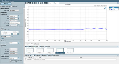 Audio Precision APx500 Measurement Software v8.0