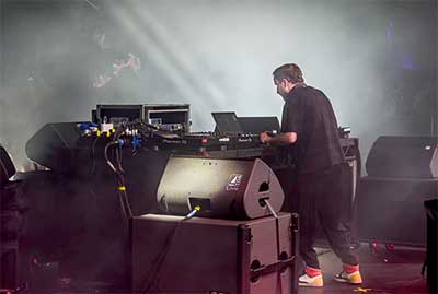 Max Cooper at Polygon Live London using L-Acoustics DJ