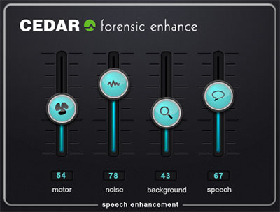 Cedar Audio Forensic Enhance