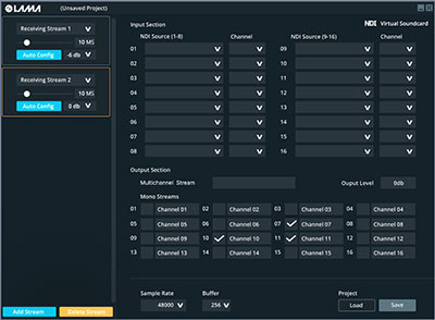 NDI Virtual Soundcard