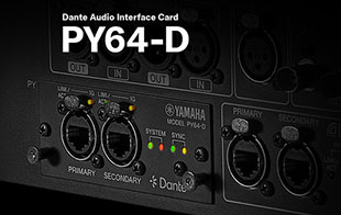 Yamaha DM7 PY64-D Dante interface card