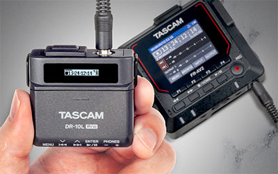 Tascam DR-10L Pro Field Recorder update