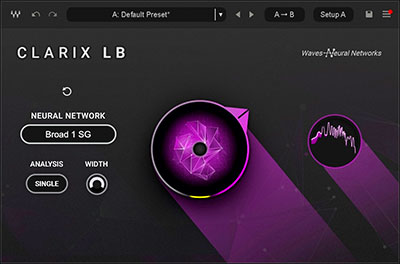 Clarix LB AI-powered noise reduction plug-in