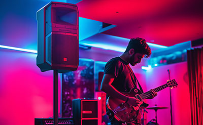 Eviva family of portable powered loudspeakers