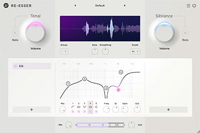 Wavesfactory’s Re-Esser plug-in