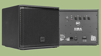 RCF Audio S 08 and S 08-A
