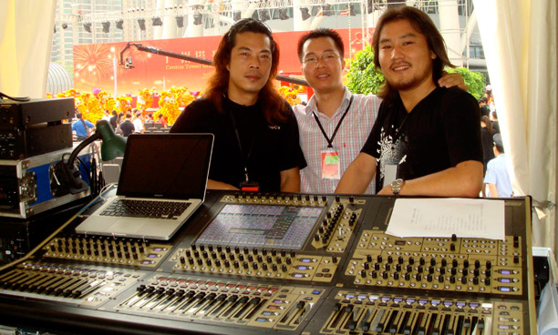 Canton Tower sound team