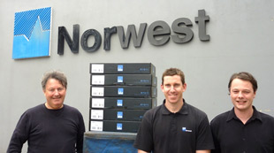 Chris Kennedy, Matt Ling and Nick Hutchinson from Norwest