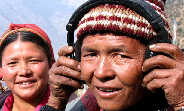 On location in Langtang, Nepal