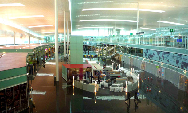Terminal One at Barcelona airport