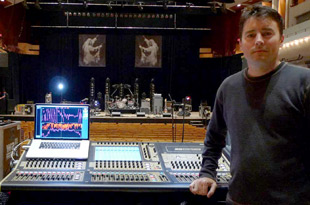 FOH engineer Kevin Madigan