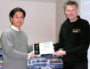 Park Byung-Gyoo and Midas Klark Teknik’s Richard Ferriday Park Byung-Gyoo and Midas Klark Teknik’s Richard Ferriday