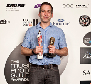 Marcus Dravs - MPG Producer of the Year 2011 and Brits Best Producer 2011