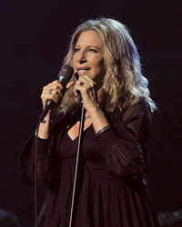 Barbra Streisand using A-T AE5400 mic