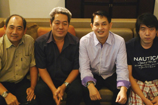 Sebastian Song, Mr Agung, Anil Suhood and Christian Kartiko Sebastian Song, Mr Agung, Anil Suhood and Christian Kartiko