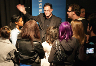 Phil Cummings and students Phil Cummings and students