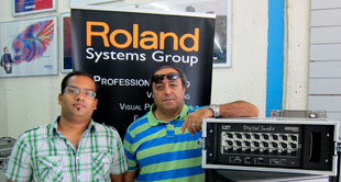 NMK’s Moswain Antao with Al Tajjar of Backline Rentals Roland Snake