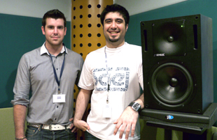 Simon Short and Mansoor Shamsi from the SAE Simon Short and Mansoor Shamsi