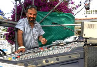 Joe Faraso with Soundcraft MH3