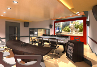 Berklee Valencia Control/Classroom Rendering