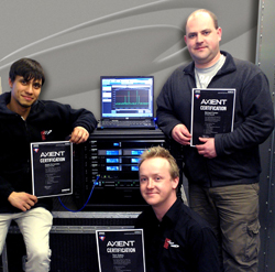 Orbital engineers complete Shure Axient training